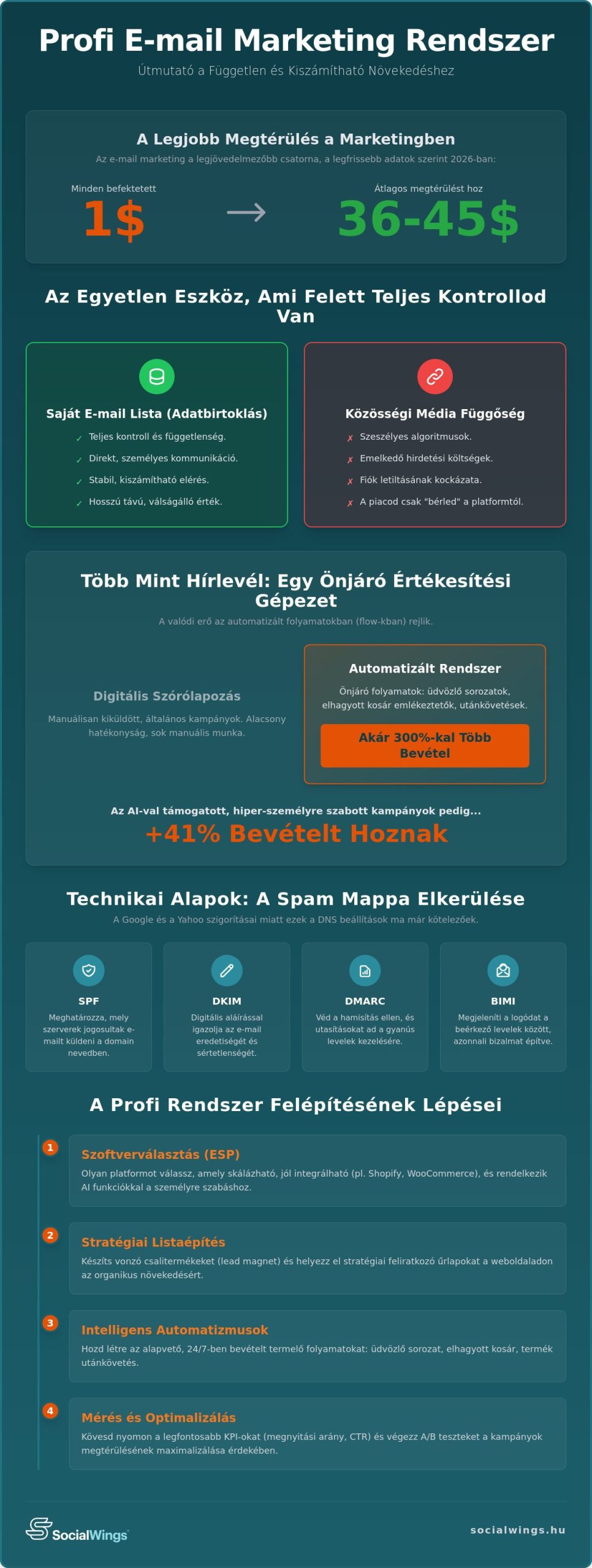 E-mail marketing rendszer beállítása 2026-ban: Teljes technikai és stratégiai útmutató