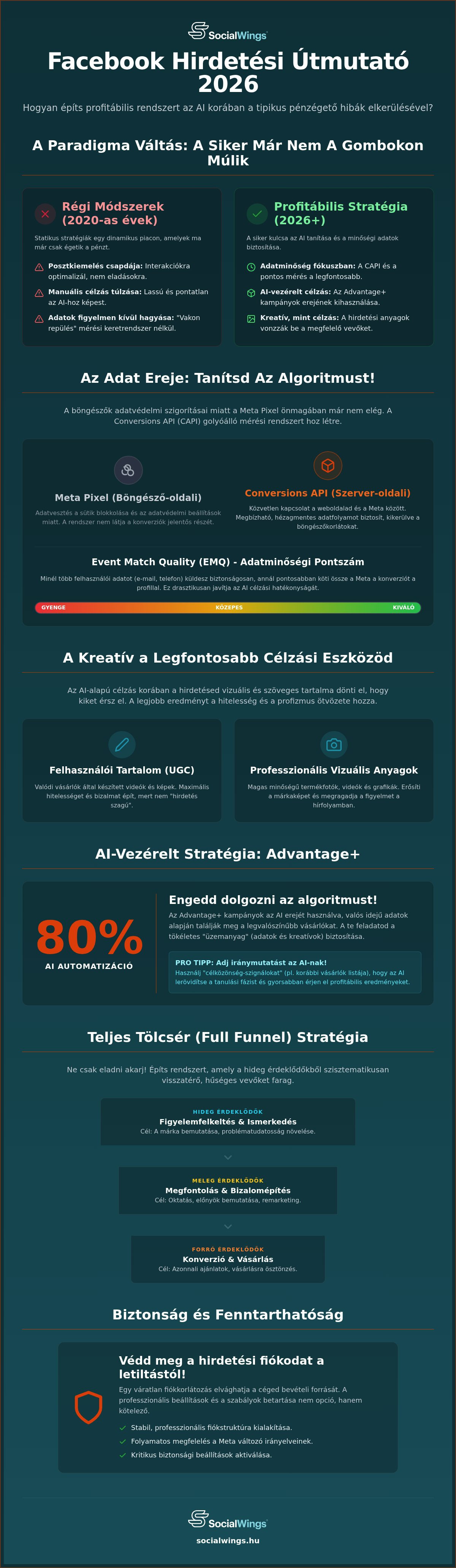 Facebook hirdetési tippek cégeknek 2026: Így skálázd a profitodat az AI korszakában